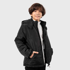 Regular fit puffer jacket by Pompelo