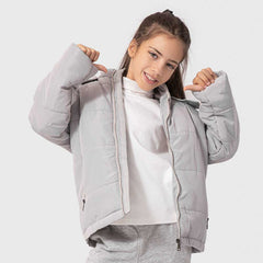 Regular fit puffer jacket by Pompelo