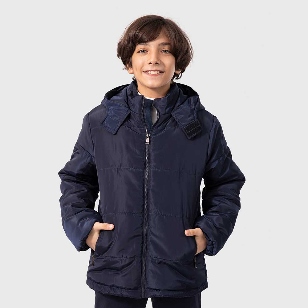 Regular fit puffer jacket by Pompelo