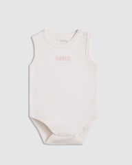 Set of 3 baby girl cotton bodysuits soft and comfy