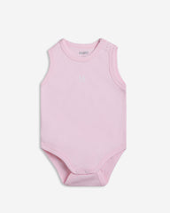 Set of 3 baby girl cotton bodysuits soft and comfy