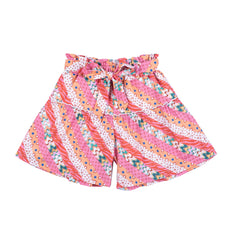 Colorful summer short with ribbon by Pompelo