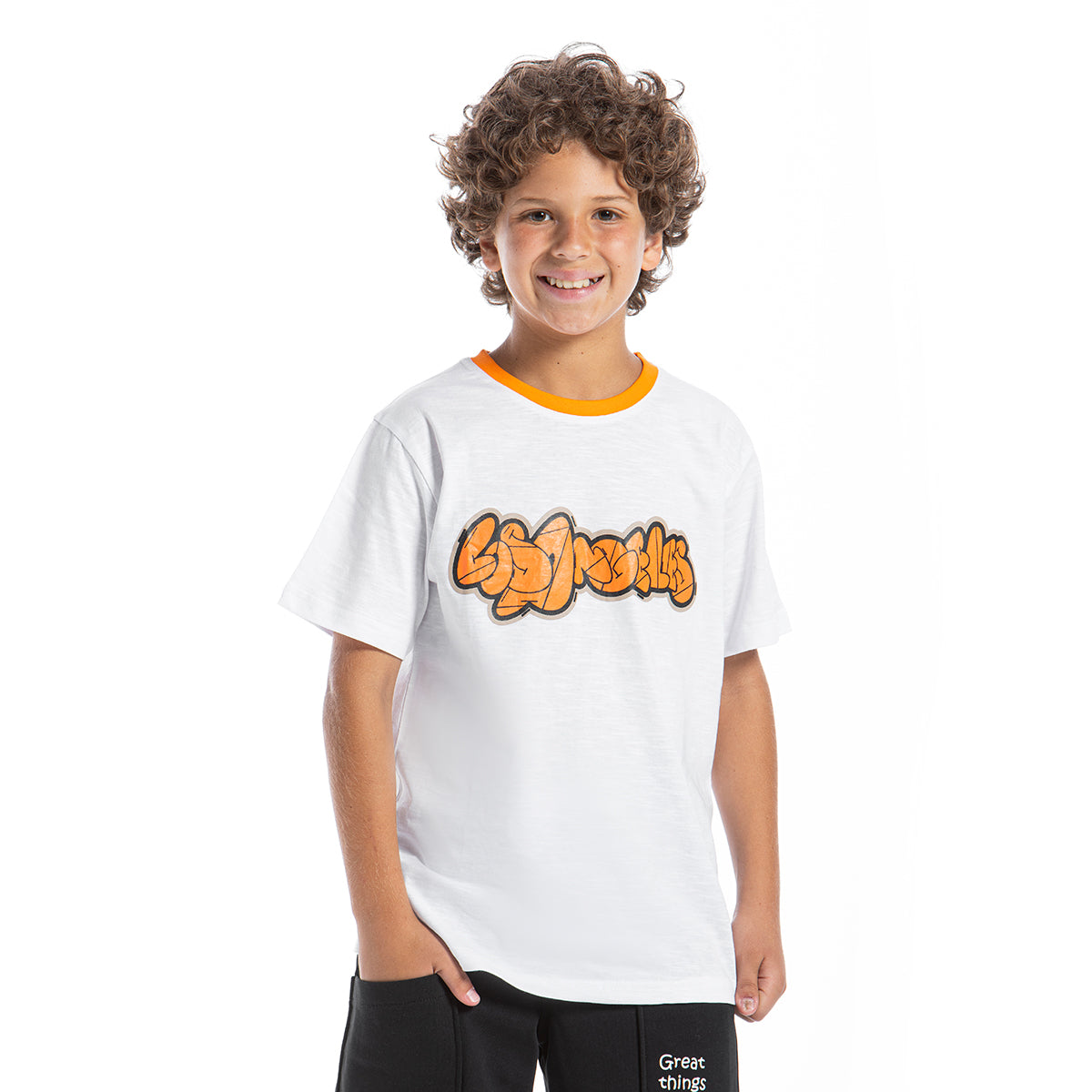Modish and comfy half sleeve tshirt for boys by Pompelo