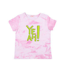 Girl tie dye half sleeve t-shirt by Pompelo