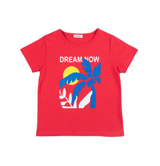 Girl half sleeve cotton shirt by Pompelo