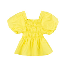 Girl blouse with puff shoulders by Pompelo