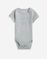 3-pack baby boy short-sleeve cotton bodysuits  perfect for everyday wear.