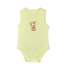 Soft set of 3 sleeveless jumpsuits for baby boys by Pompelo