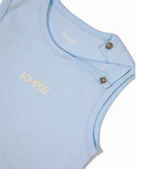 Soft set of 3 sleeveless jumpsuits for baby boys by Pompelo