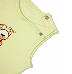 Soft set of 3 sleeveless jumpsuits for baby boys by Pompelo