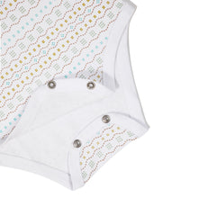 Unique set of 3 sleeveless jumpsuits for baby boys by Pompelo