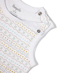 Unique set of 3 sleeveless jumpsuits for baby boys by Pompelo
