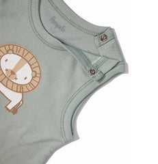 Unique set of 3 sleeveless jumpsuits for baby boys by Pompelo