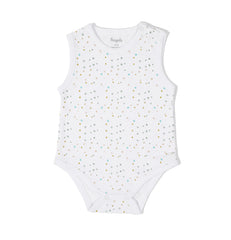 Unique set of 3 sleeveless jumpsuits for baby boys by Pompelo