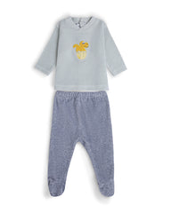 Mint Grey Newborn soft Set – Long Sleeve