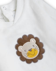 Offwhite Brown Newborn soft Set – Long Sleeve