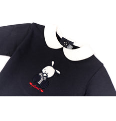 Comfy long sleeve baby girl top by Pompelo