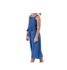 Girl plain jumpsuit with 2 pockets by Pompelo
