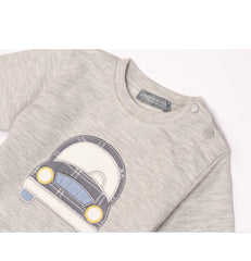 Stylish car printed Babyboy sweatshirt by Pompelo