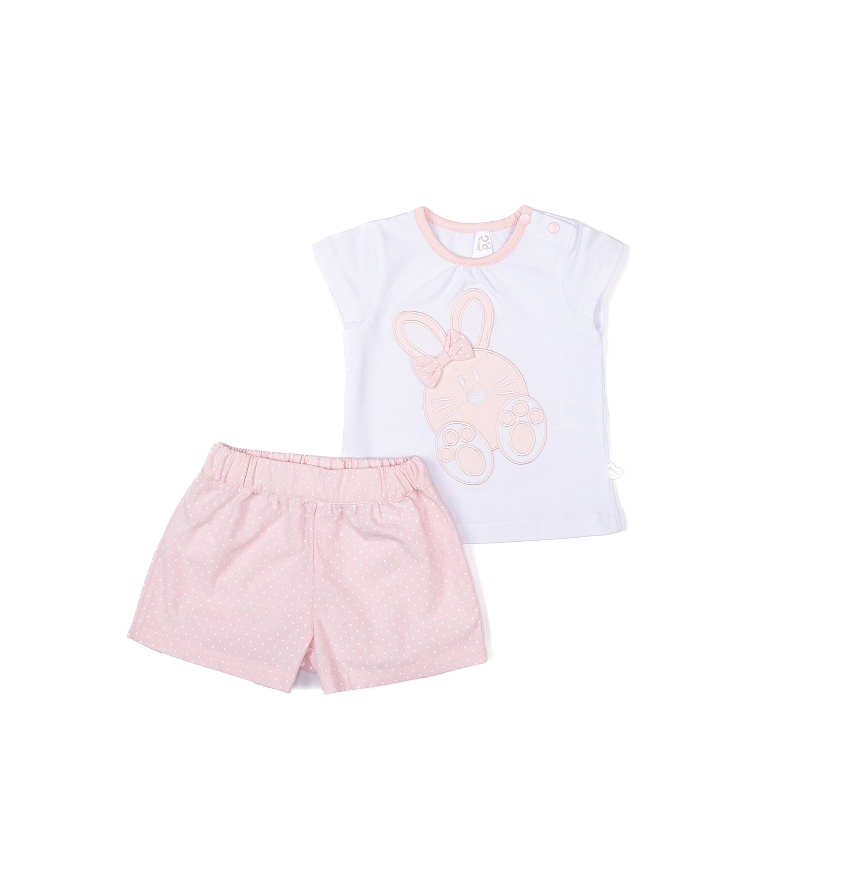 Baby girl cute bunny set by Pompelo