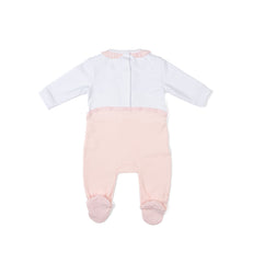 Cute bunny baby girl romper by Pompelo