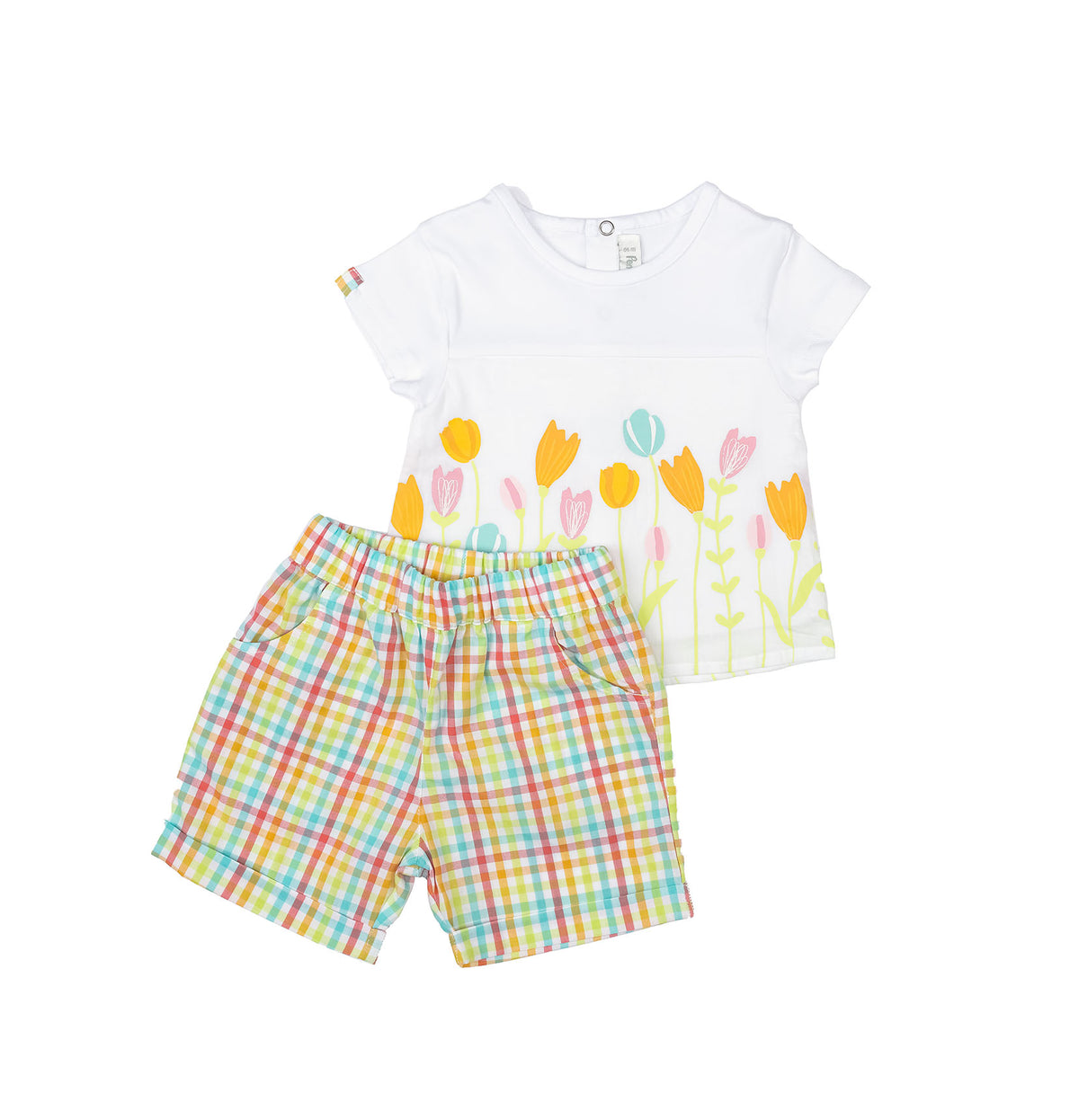 Baby girl patterned set by Pompelo