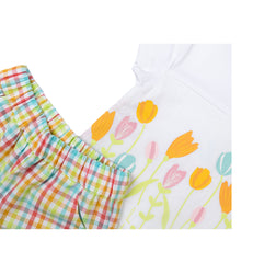 Baby girl patterned set by Pompelo