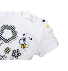 Baby girl cute bee set by Pompelo