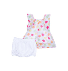 Trendy colorful baby girl dress by Pompelo