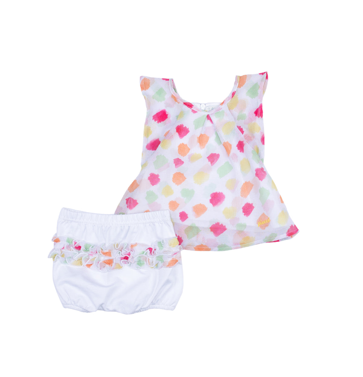 Trendy colorful baby girl dress by Pompelo