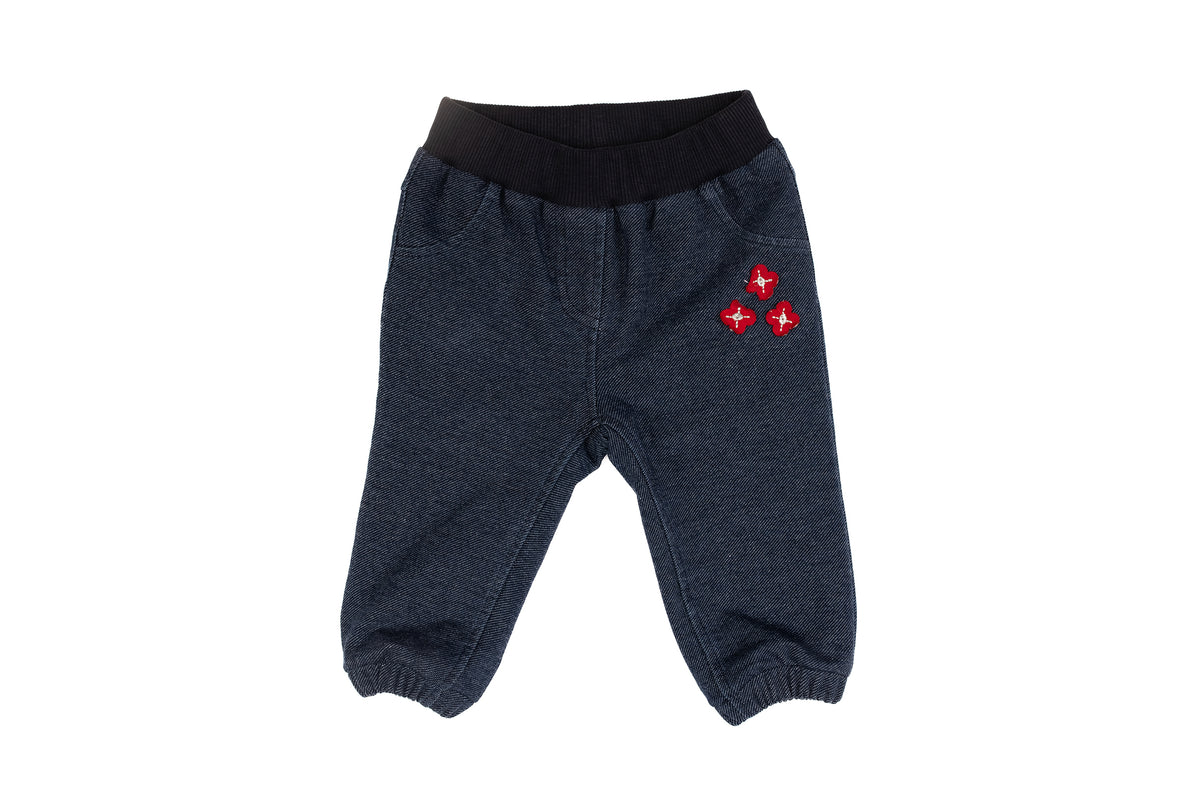 Stylish baby girl pants with flowers by Pompelo