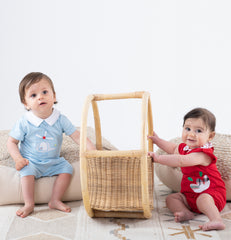 Airplane baby boy romper by Pompelo