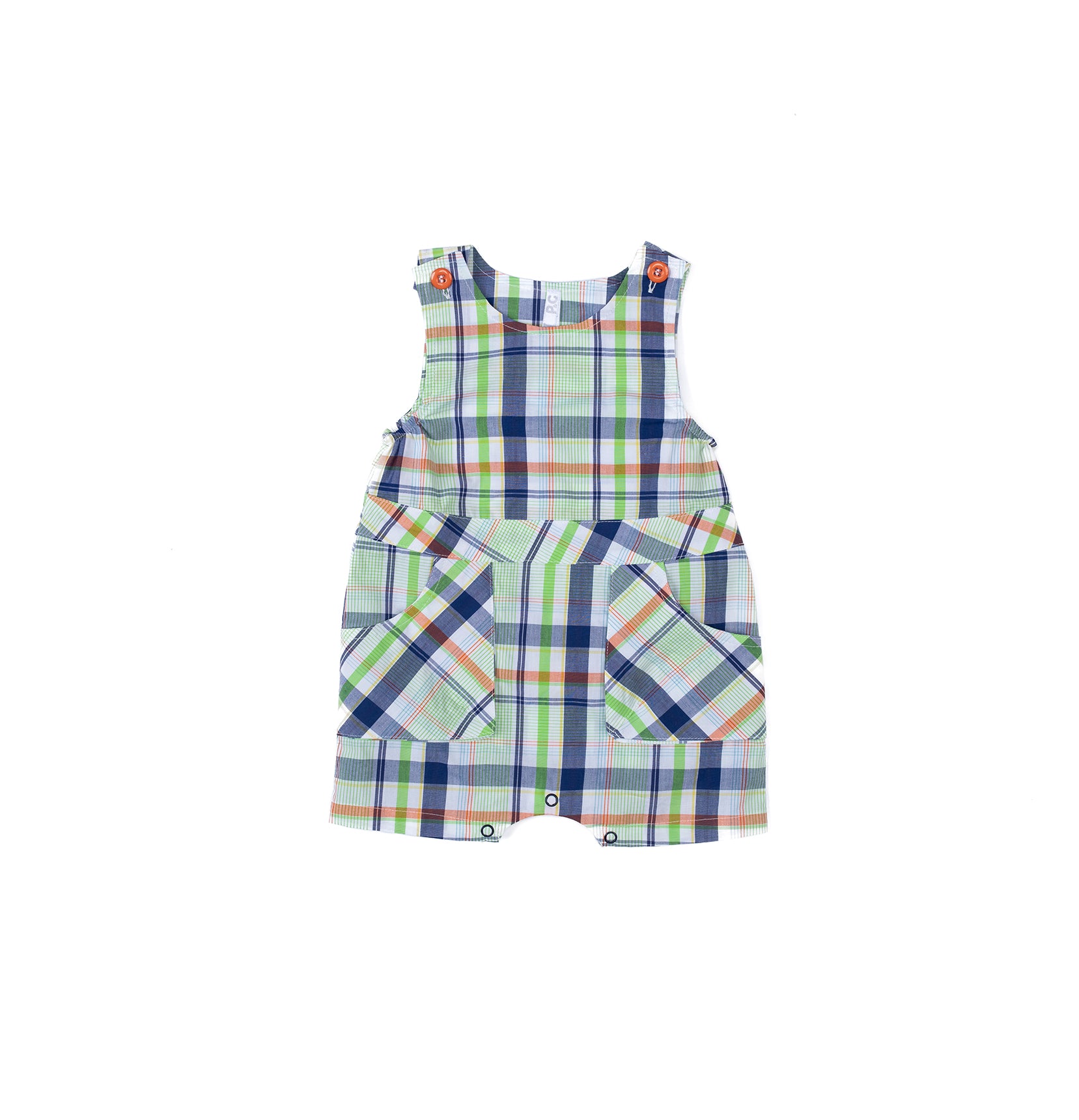 Colored cool sleeveless Babyboy romper by Pompelo