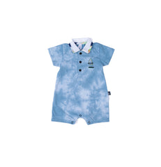 Cool tie-dye baby boy romper by Pompelo
