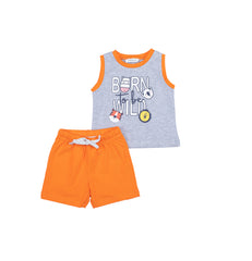 Stylish sleeveless baby boy pyjama by Pompelo
