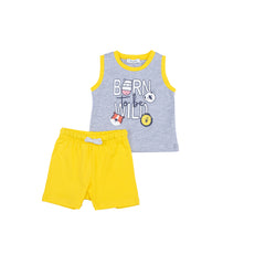Stylish sleeveless baby boy pyjama by Pompelo