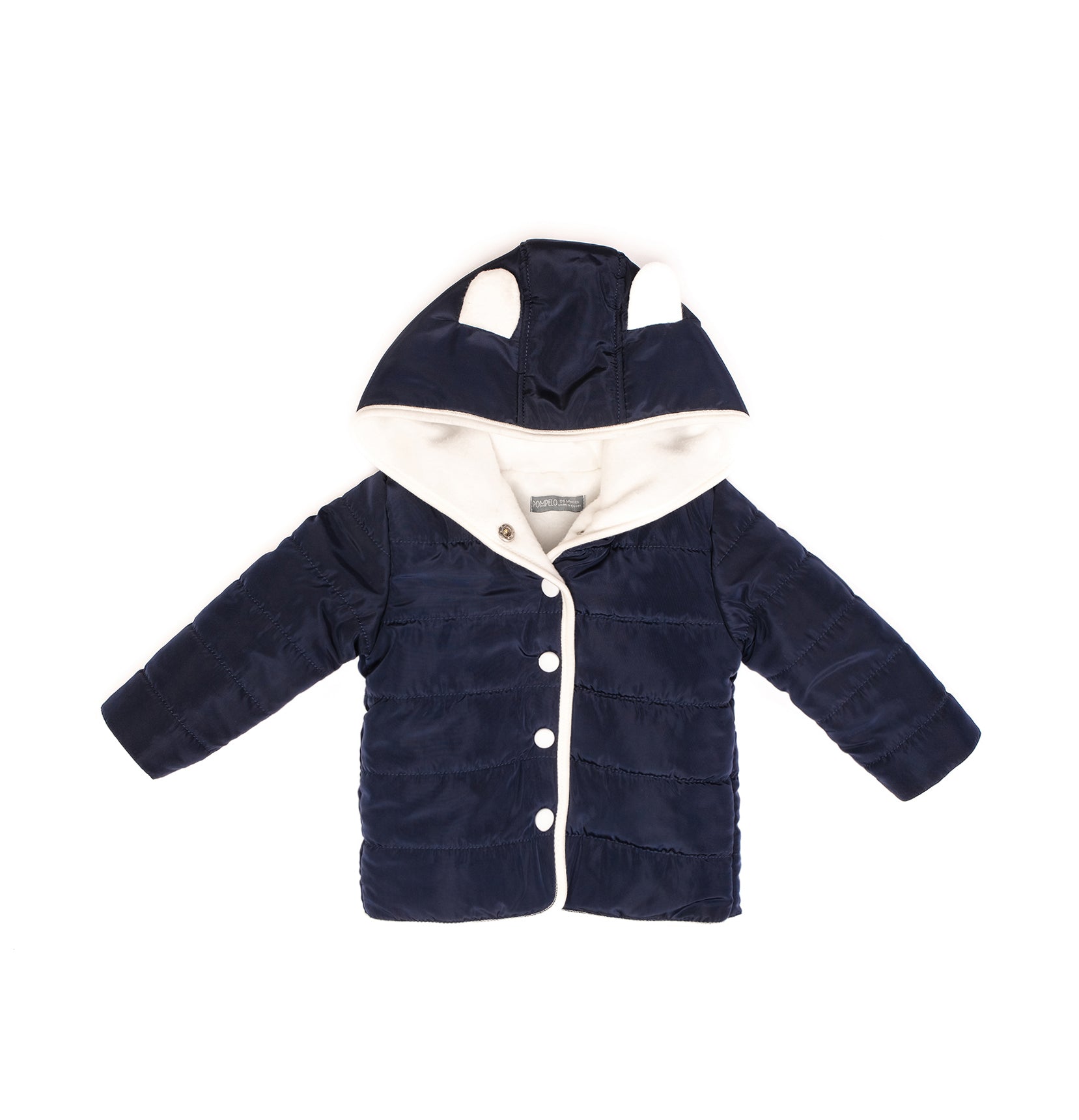 Cute navy baby girl jacket by Pompelo