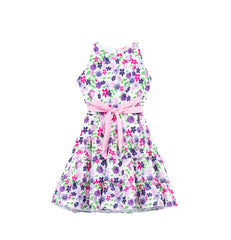 Fluerie patterned sleeveless summer dress by Pompelo
