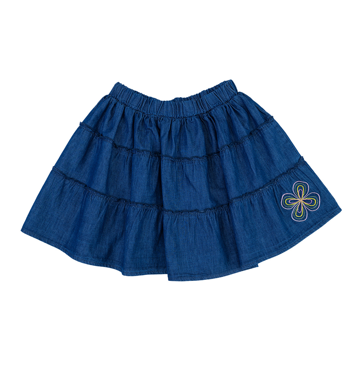 Girl fleurie patterned short skirt by Pompelo