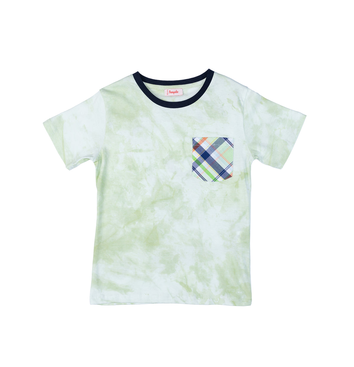 Modish tie dye half sleeve tshirt for boys by Pompelo