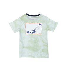 Modish tie dye half sleeve tshirt for boys by Pompelo