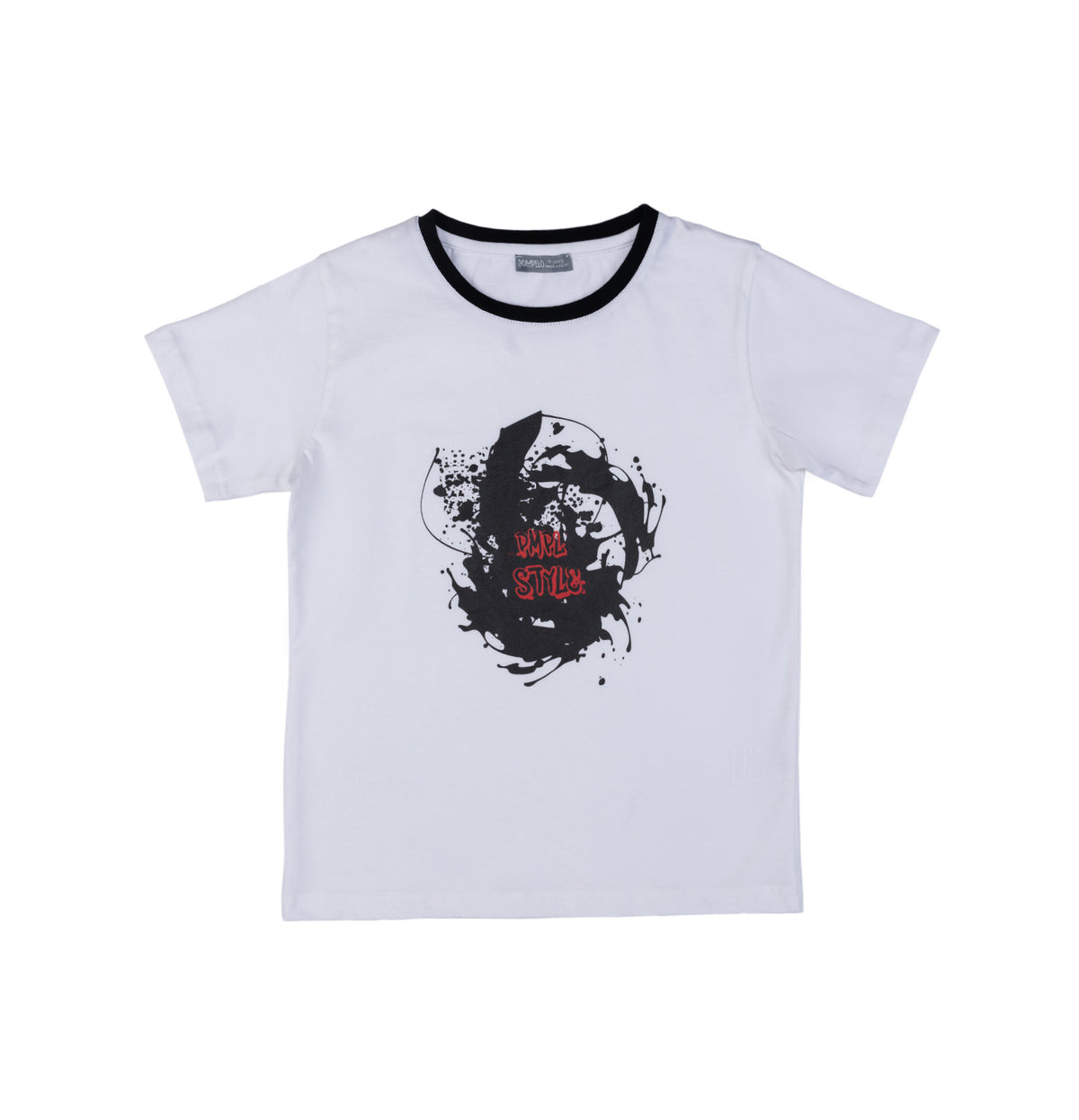 Trendy printed half sleeve tshirt for boys by Pompelo