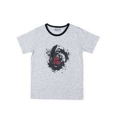 Trendy printed half sleeve tshirt for boys by Pompelo