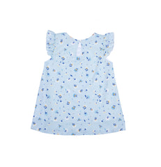 Girl fashionable fleurie blouse by Pompelo