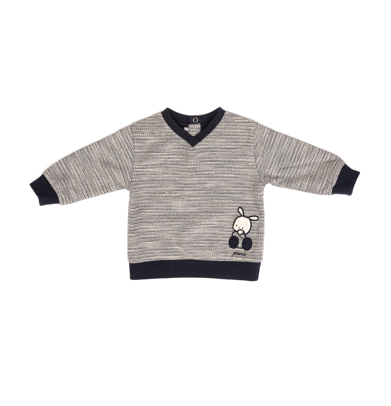 Comfy black and white Babyboy sweatshirt by Pompelo